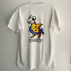 Vintage Kenwood A Household Name White Single Stitch Promo T-Shirt